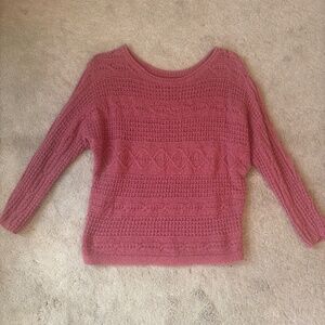 Pink Abercrombie and Fitch Sweater